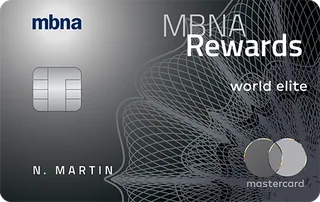Mastercard World Elite récompenses MBNA — MBNA